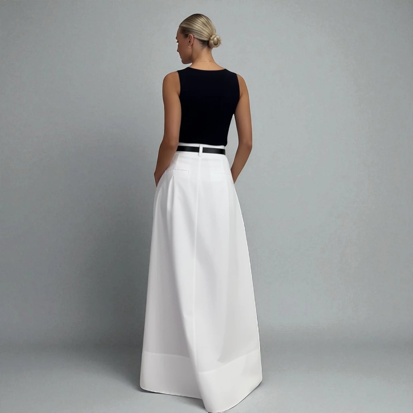 Jupe blanche ample
