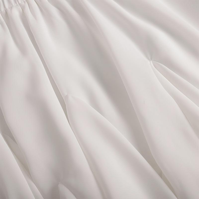 Mini Jupe Blanche Plissée
