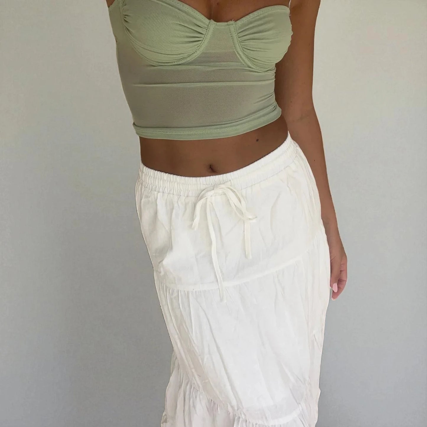 Jupe Longue Blanche Bohème Chic