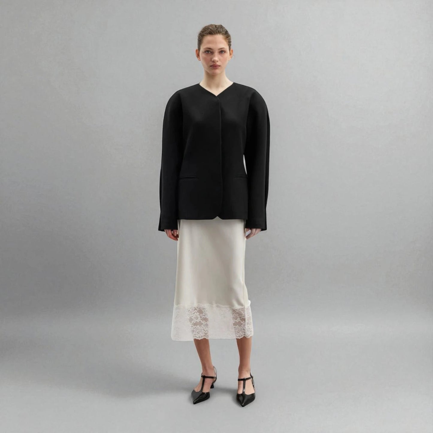Jupe Midi Blanche