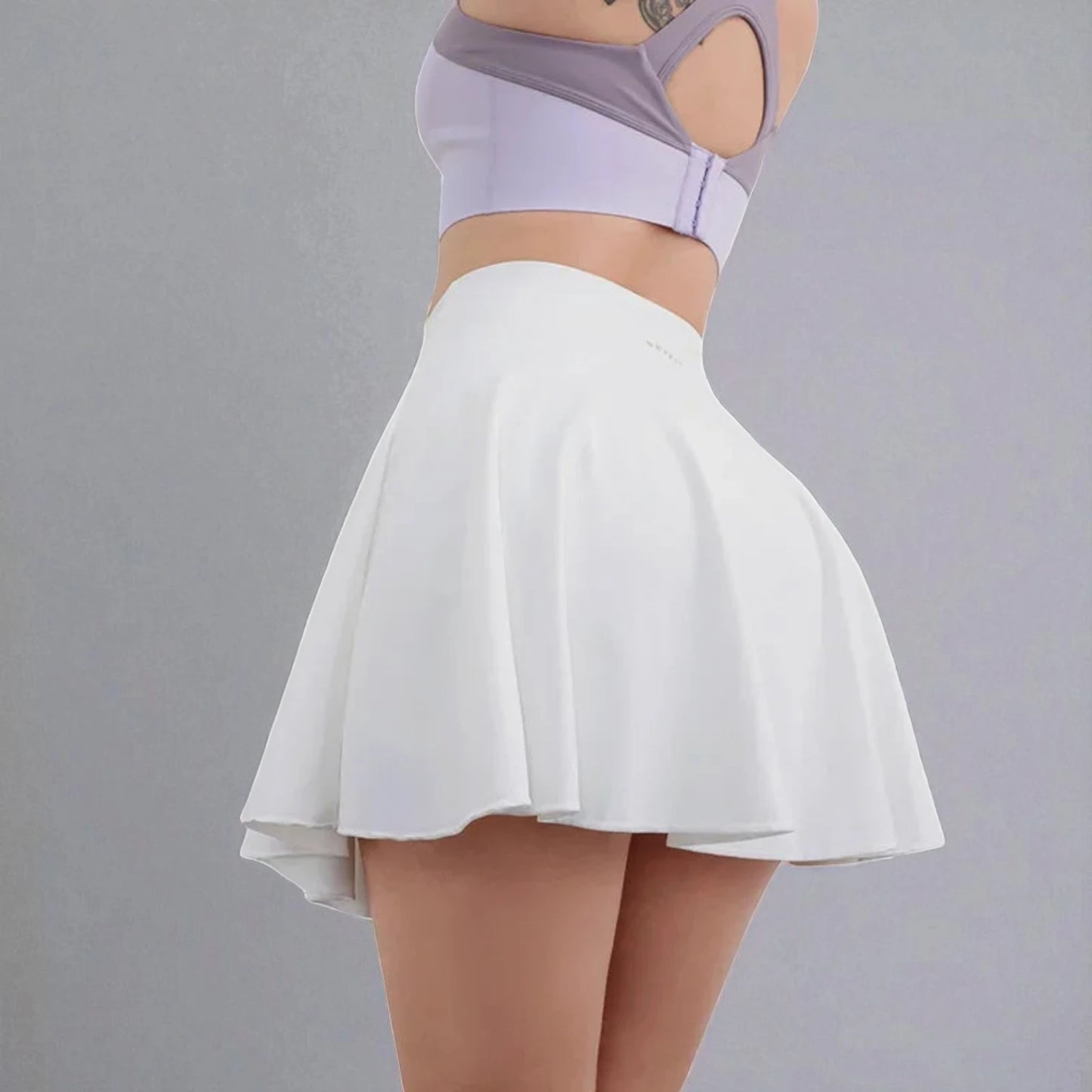 Jupe-Short Blanche Tennis Femme