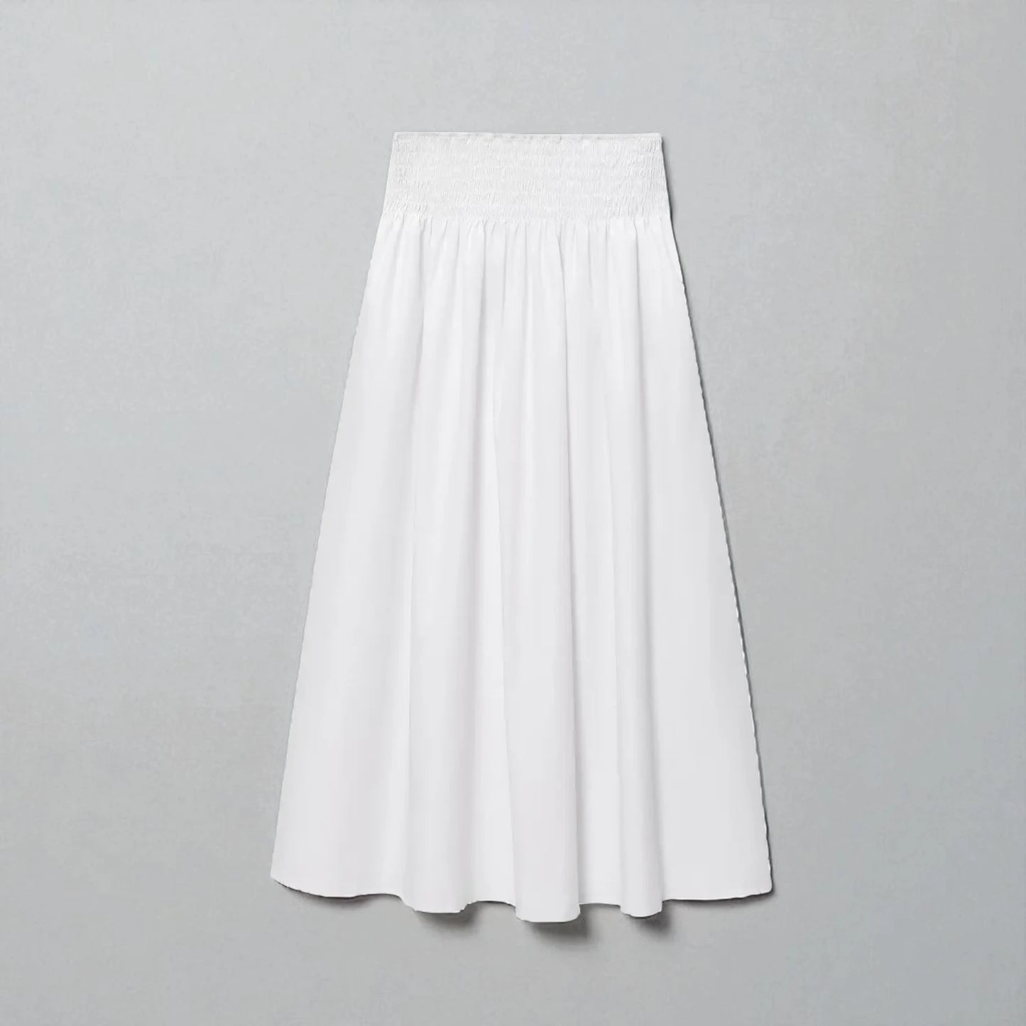 jupe blanche popeline