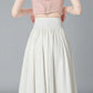 Jupe Longue Blanche Taille Haute