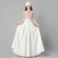 Jupe Longue Blanche Taille Haute