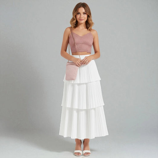 Jupe plissée chic