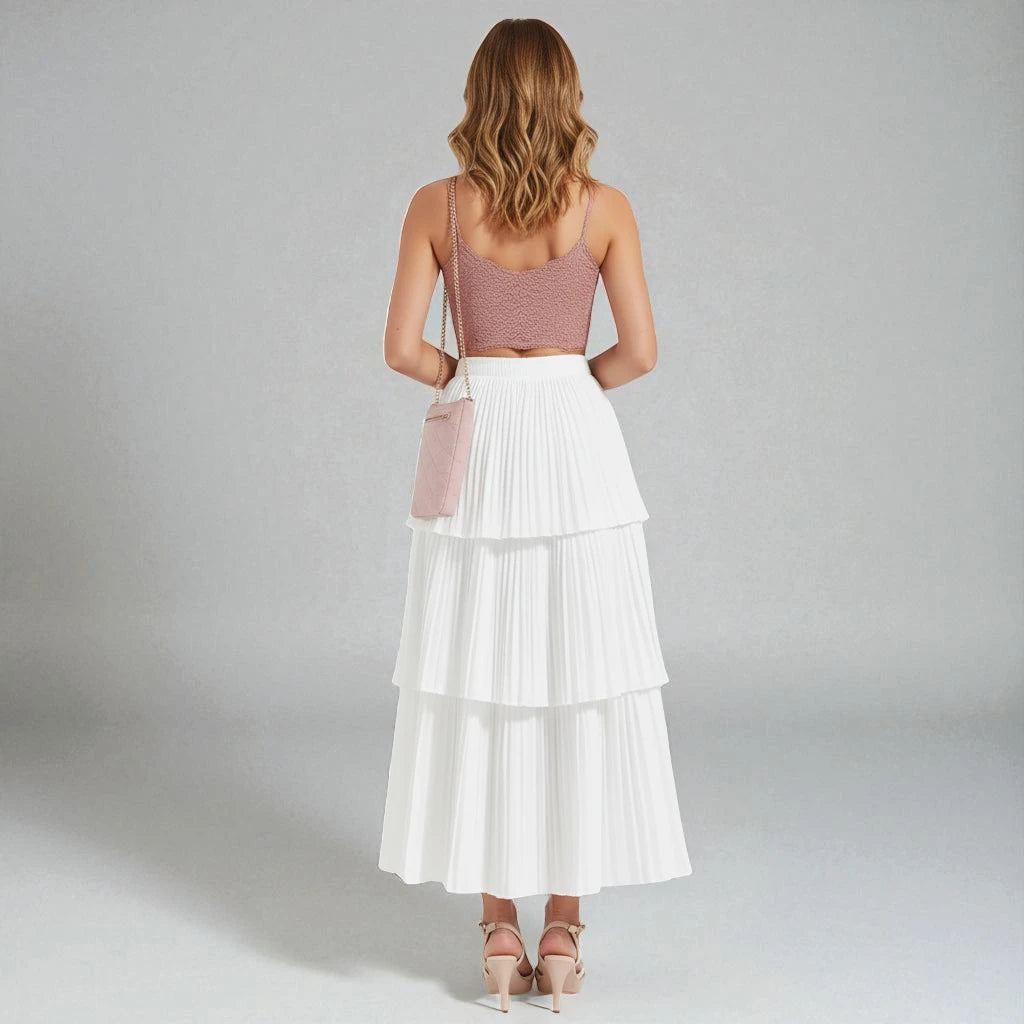Jupe plissée chic