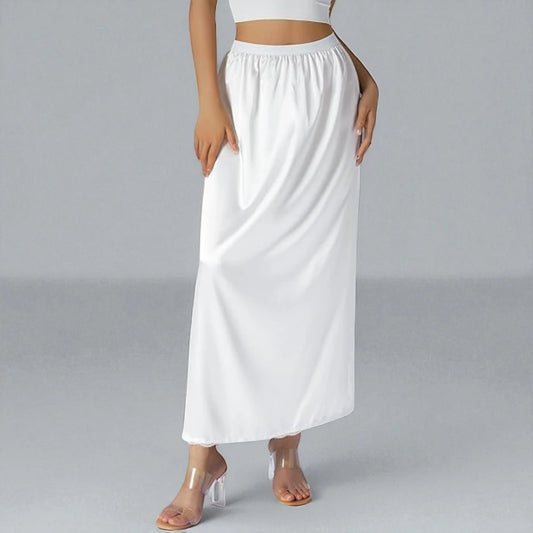 Jupe Blanche Taille Élastique
