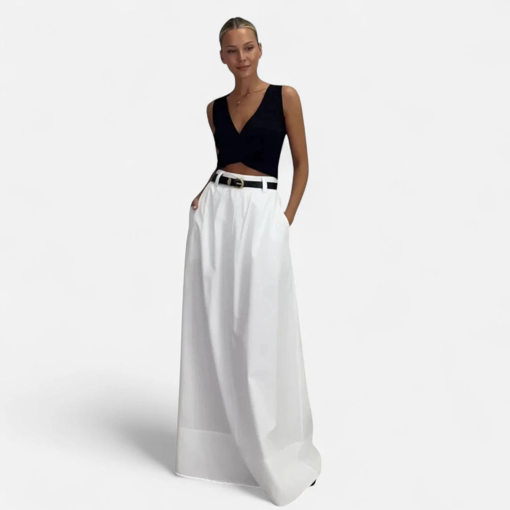 Jupe blanche ample