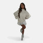 Jupe blanche dentelle femme