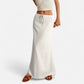 Jupe blanche droite