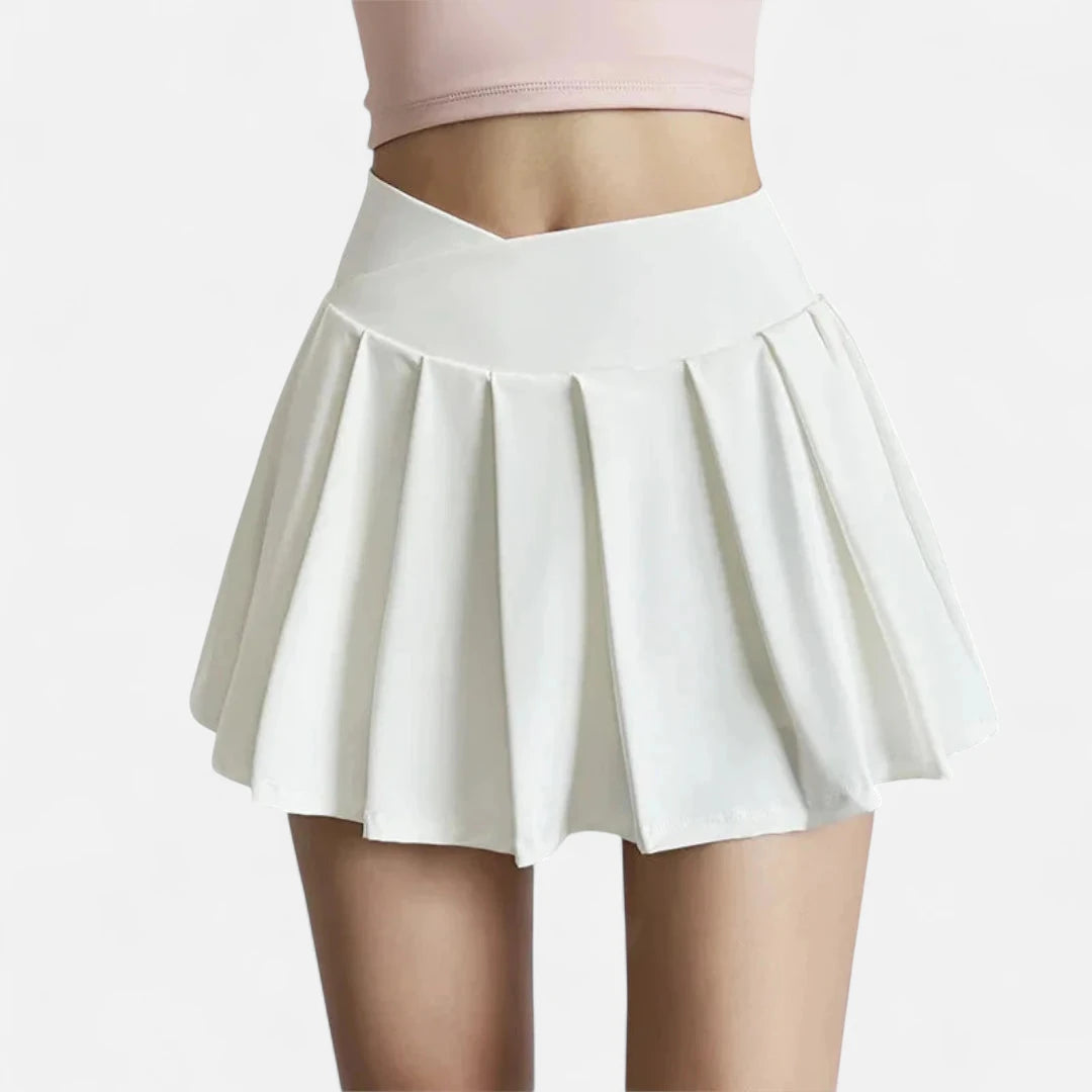 Jupe blanche patineuse