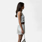 Jupe blanche taille haute