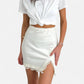 Jupe en satin blanche