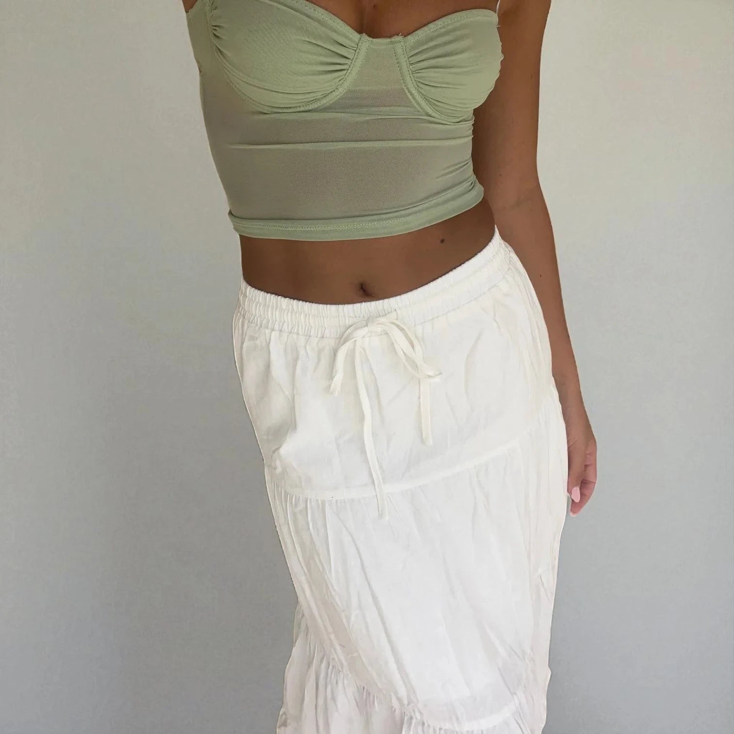 Jupe Longue Blanche Bohème Chic