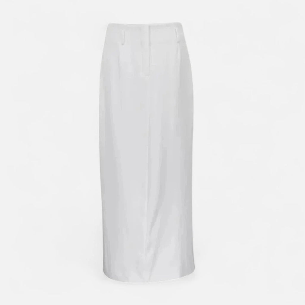 Jupe longue blanche chic