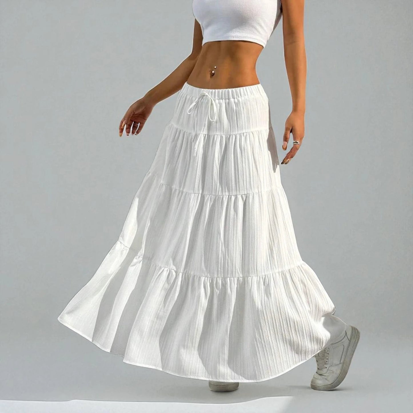 Jupe Longue Blanche Bohème