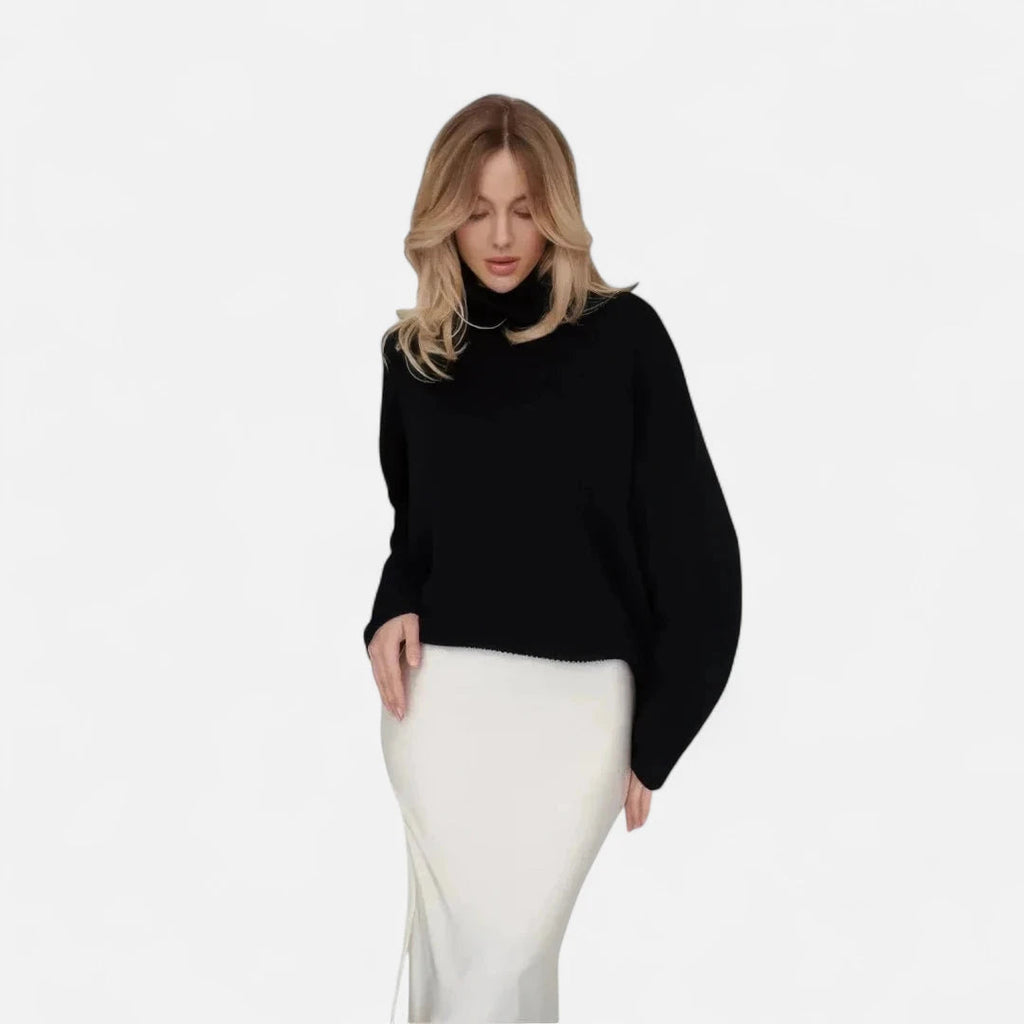 Jupe blanche droite chic amincissante