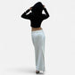 Jupe longue blanche fendue