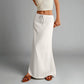 Jupe blanche droite