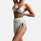 Jupe maille blanche