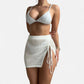 Jupe maille blanche