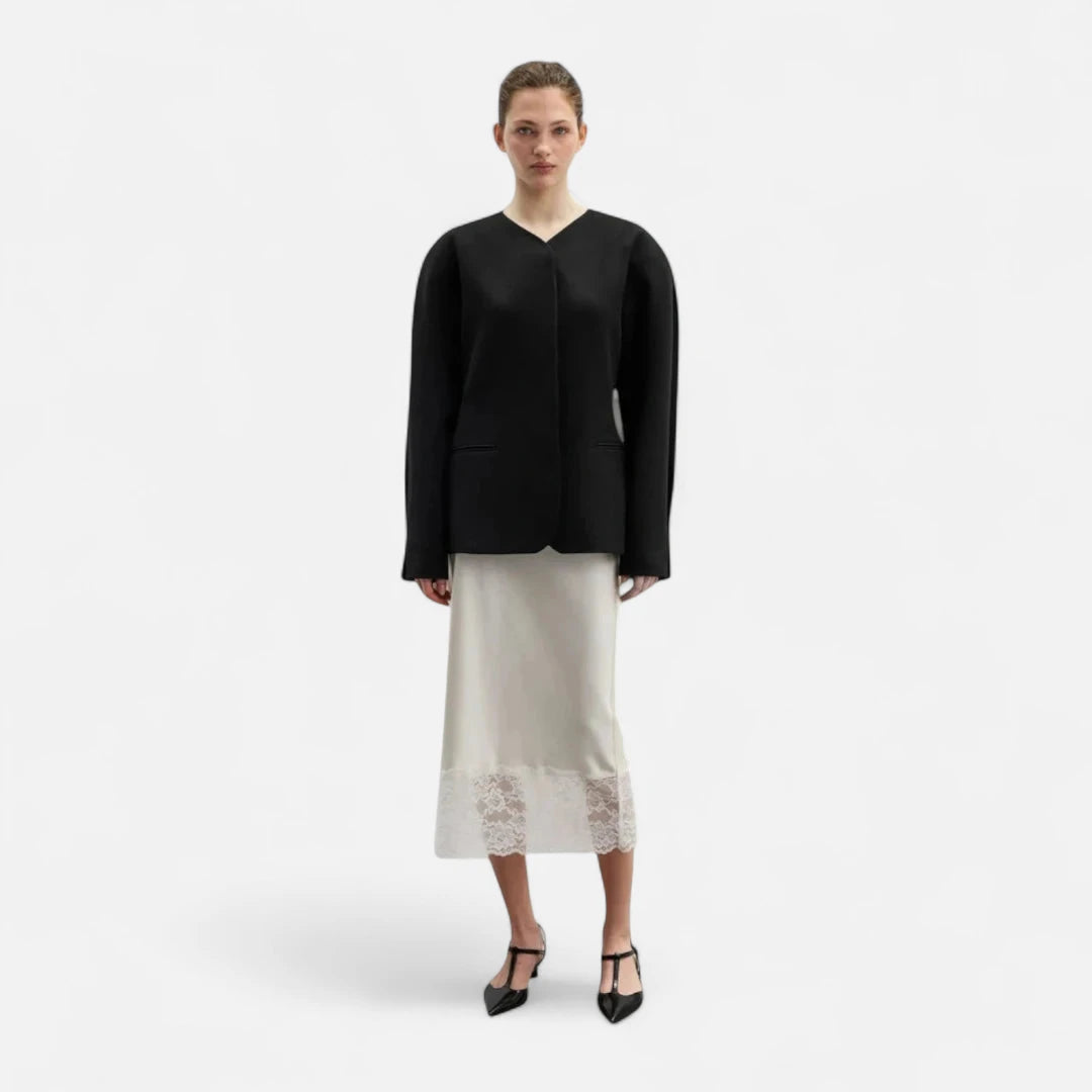 Jupe midi blanche
