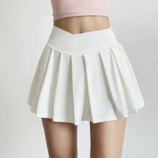 Jupe blanche patineuse