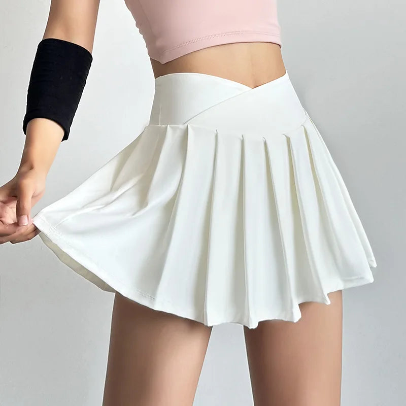 Jupe blanche patineuse