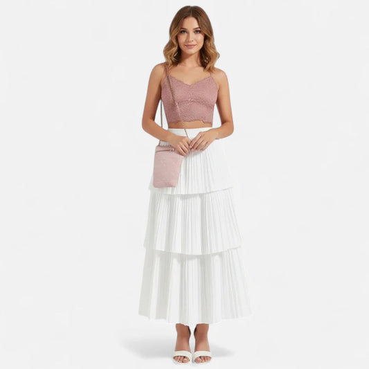 Jupe plissée chic