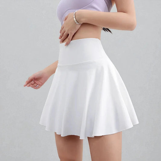 Jupe-Short Blanche Tennis Femme
