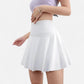 Jupe-short blanche tennis femme