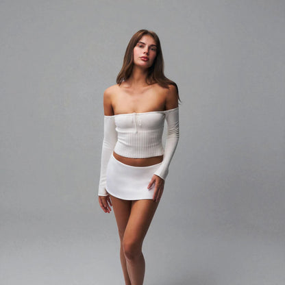 Mini Jupe Blanche Sexy