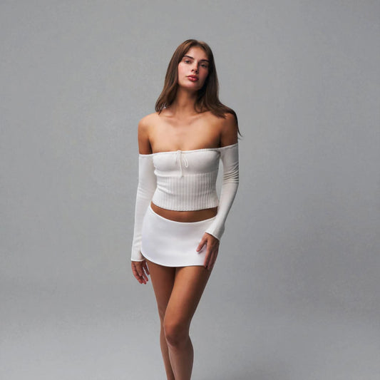 Mini Jupe Blanche Sexy