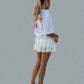Jupe Blanche Dentelle Femme