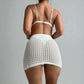 Jupe Maille Blanche
